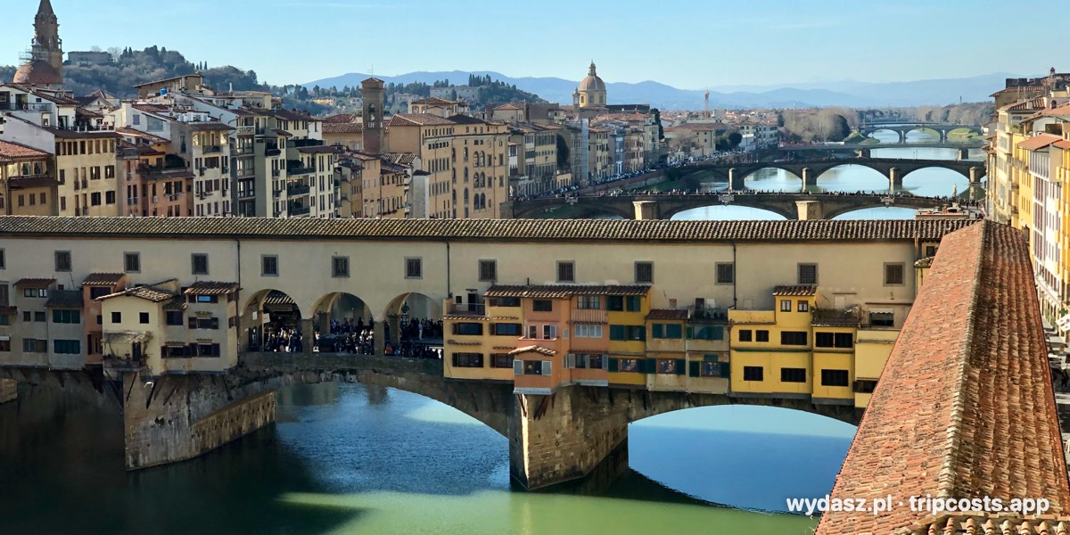 Ponte Vecchio nad Arno we Florencji
